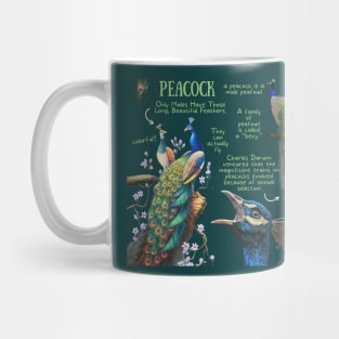 Animal Facts - Peacock Mug